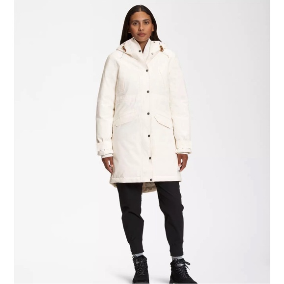 NWT The North Face Women’s Snow Down Parka GARDENIA White Sz XL $350‎